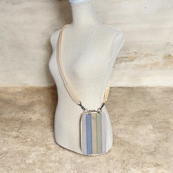 Lug Pike RFID Panelled Metallics Crossbody Bag - Picture 9 of 13